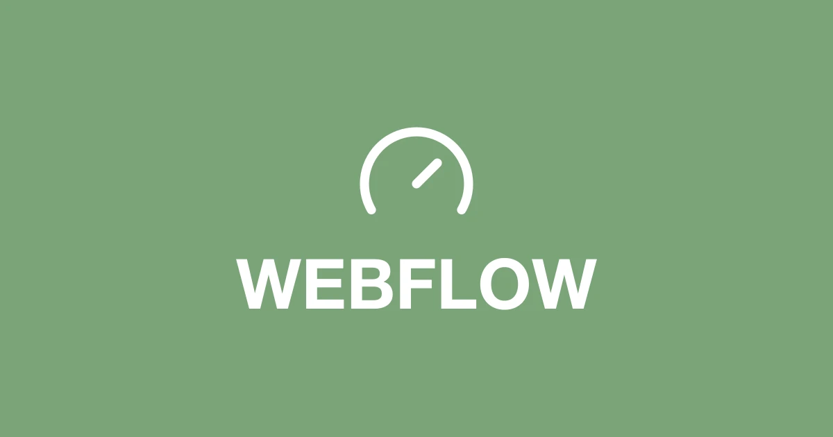 How to Fix Webflow Performance Problems